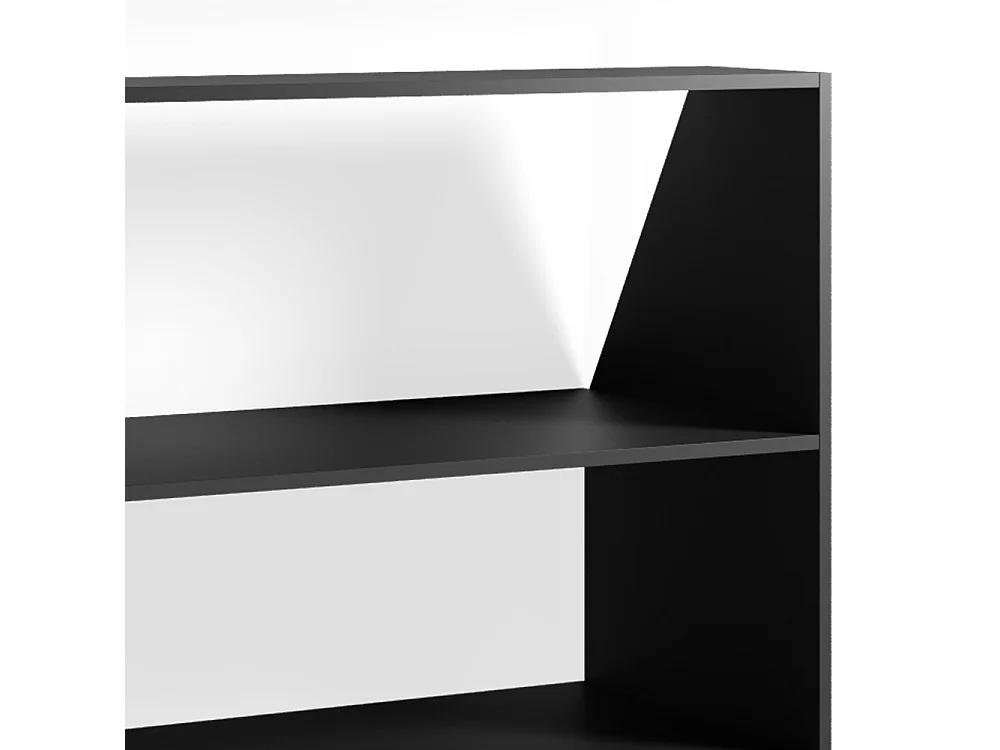Étagère mansardée anthracite 90x50x100