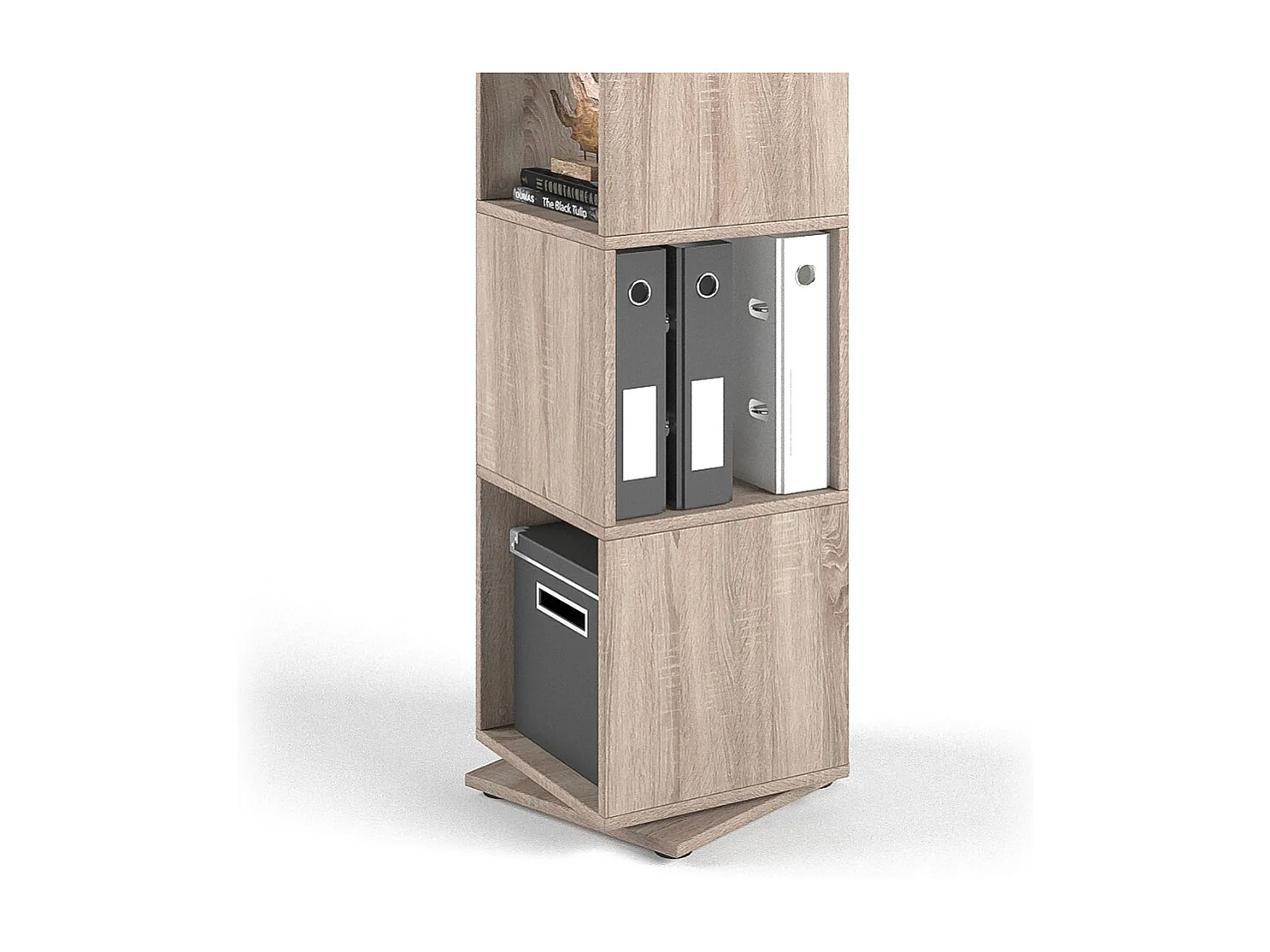 Étagère pivotante sonoma 35.2x35.2x144.2