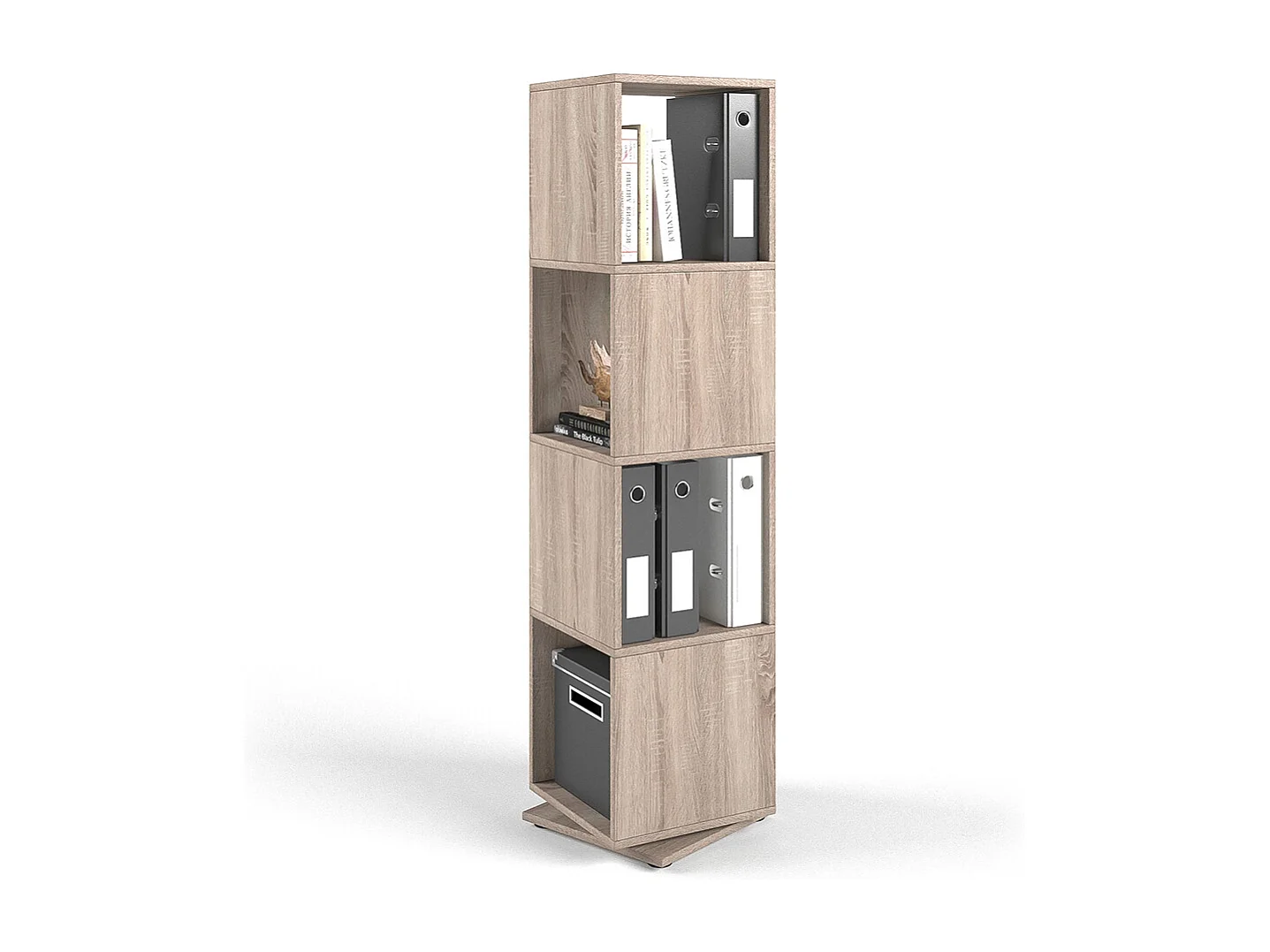 Étagère pivotante sonoma 35.2x35.2x144.2