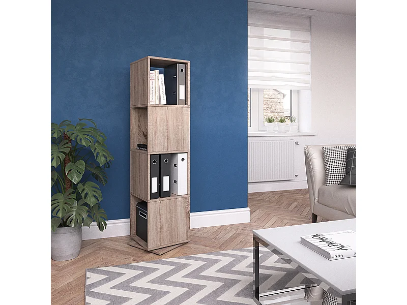 Étagère pivotante sonoma 35.2x35.2x144.2