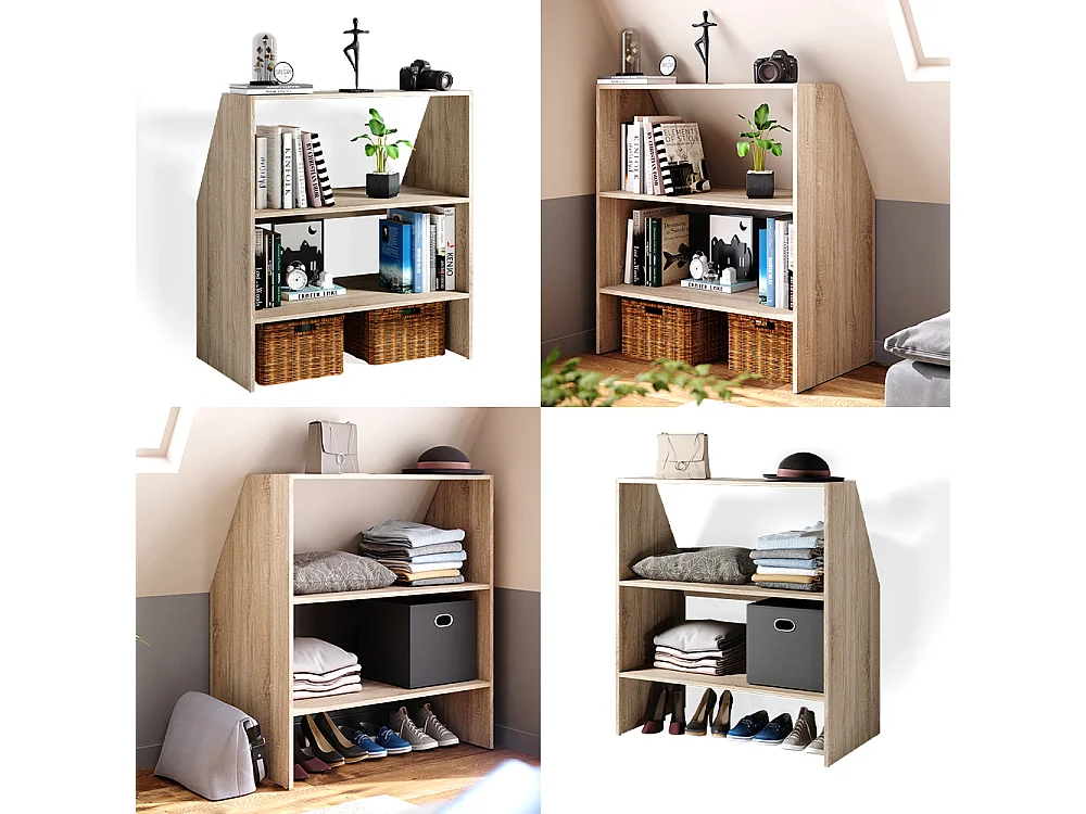 Dachschräge Regal sonoma 90x50x100