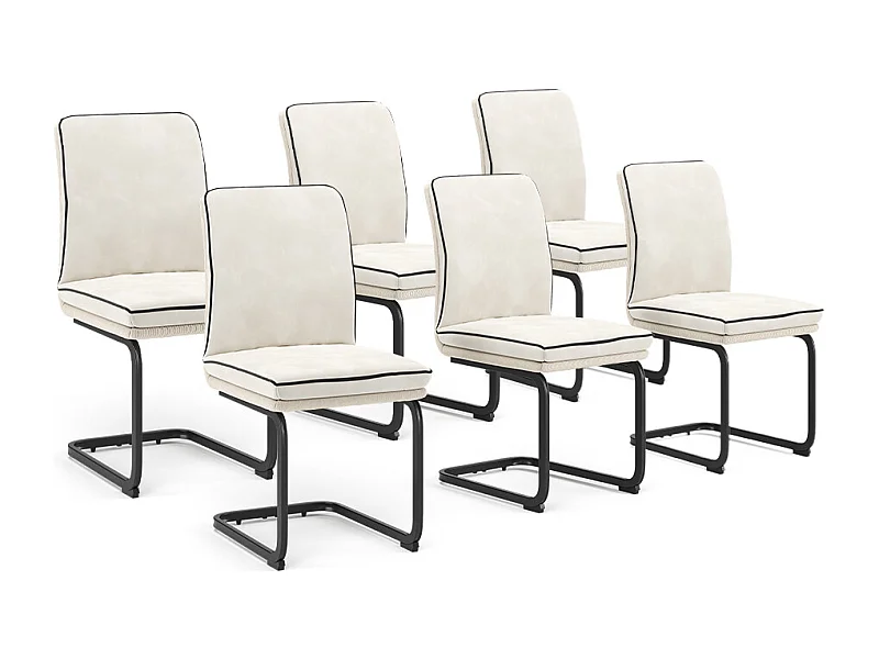 Sledestoel beige 49x63.5x95.5 eleganza