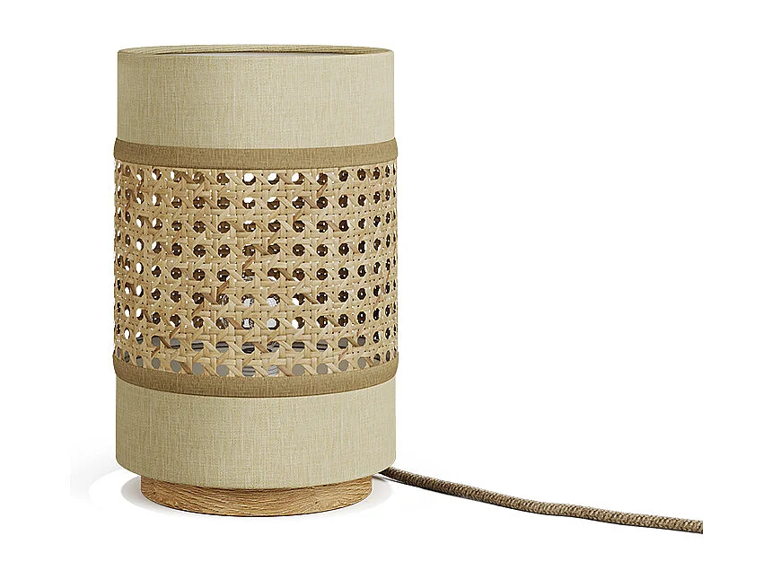 Tischlampe creme 17.5x17.5x26.5 morten