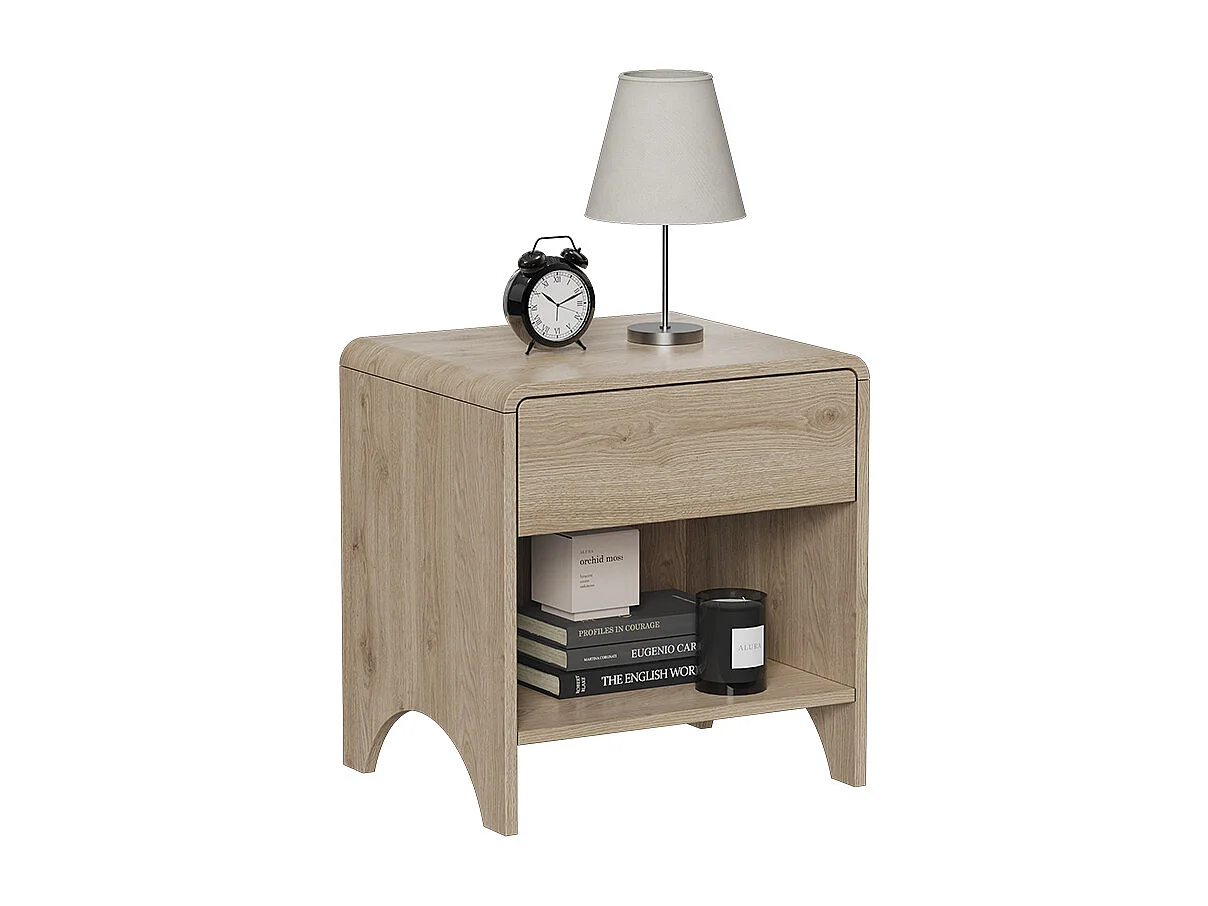 Sengebord eg 47x39x50 oaki