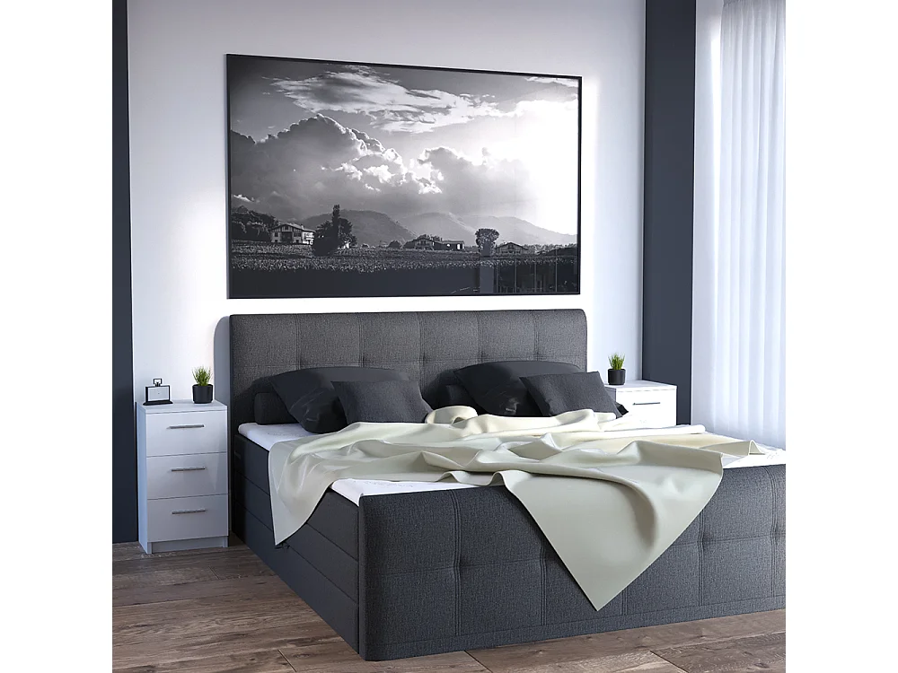 Comodini camera da letto bianco lucido 38x35x66