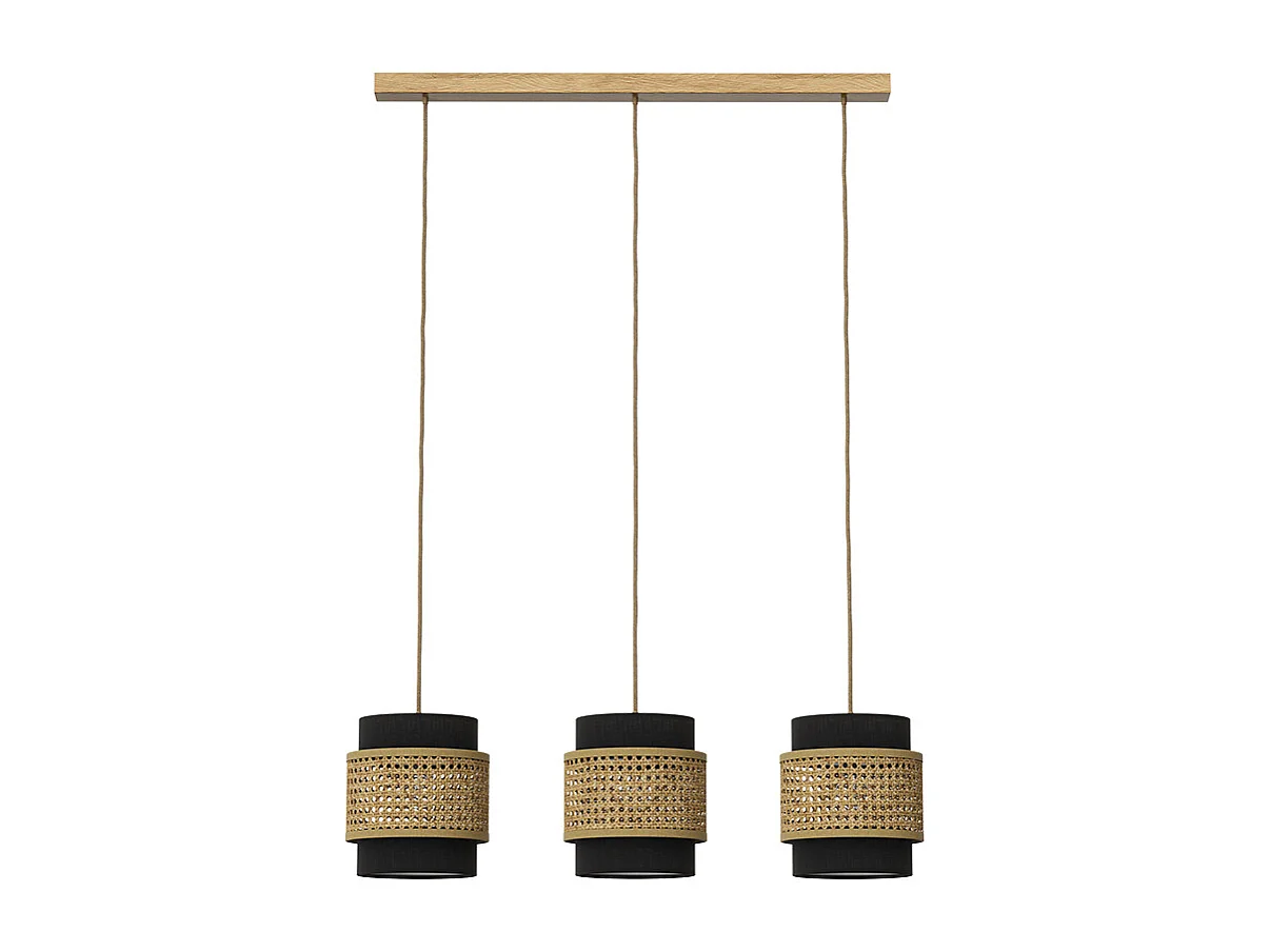 3er Pendelleuchte preto 70x70x120 morten