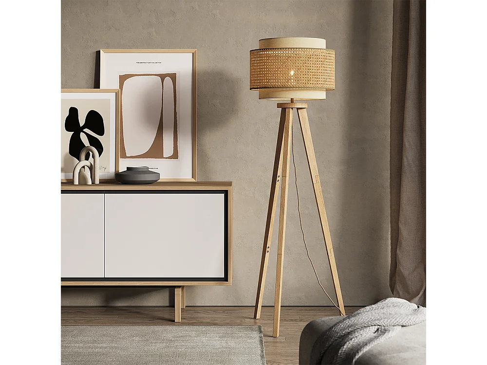 Stehlampe creme 45x45x142 morten