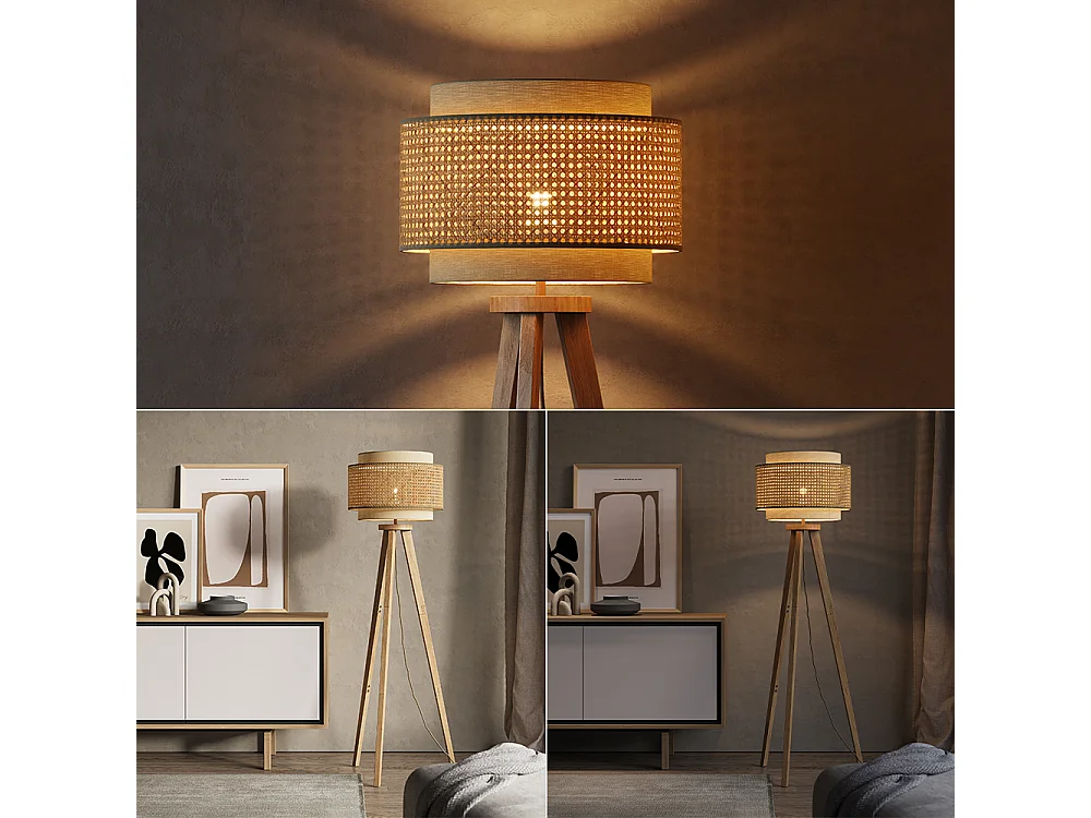 Stehlampe creme 45x45x142 morten