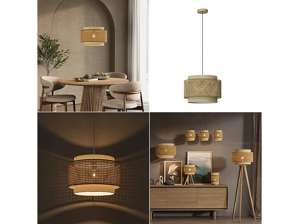 Deckenlampe creme 45x45x31 morten