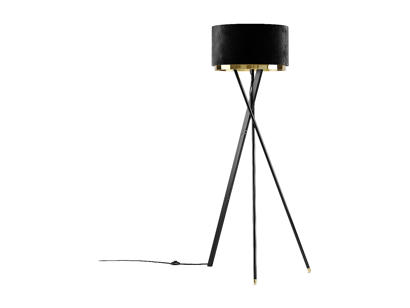 Lampadaire noir 50x50x154 goldamo