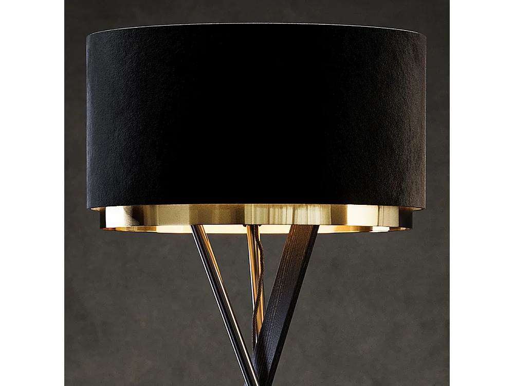 Lampadaire noir 50x50x154 goldamo