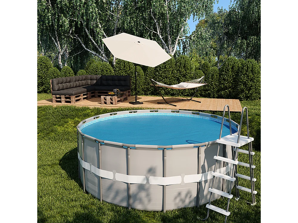 Solarfolie blau 366x366x1