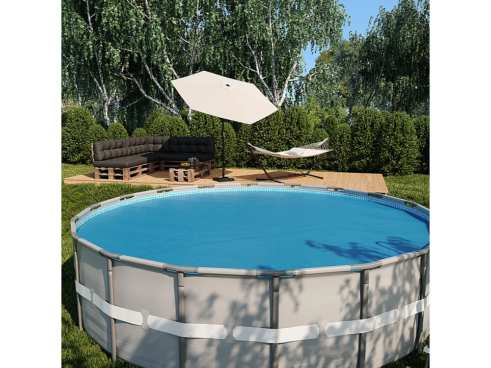 Solarfolie blau 549x549x1