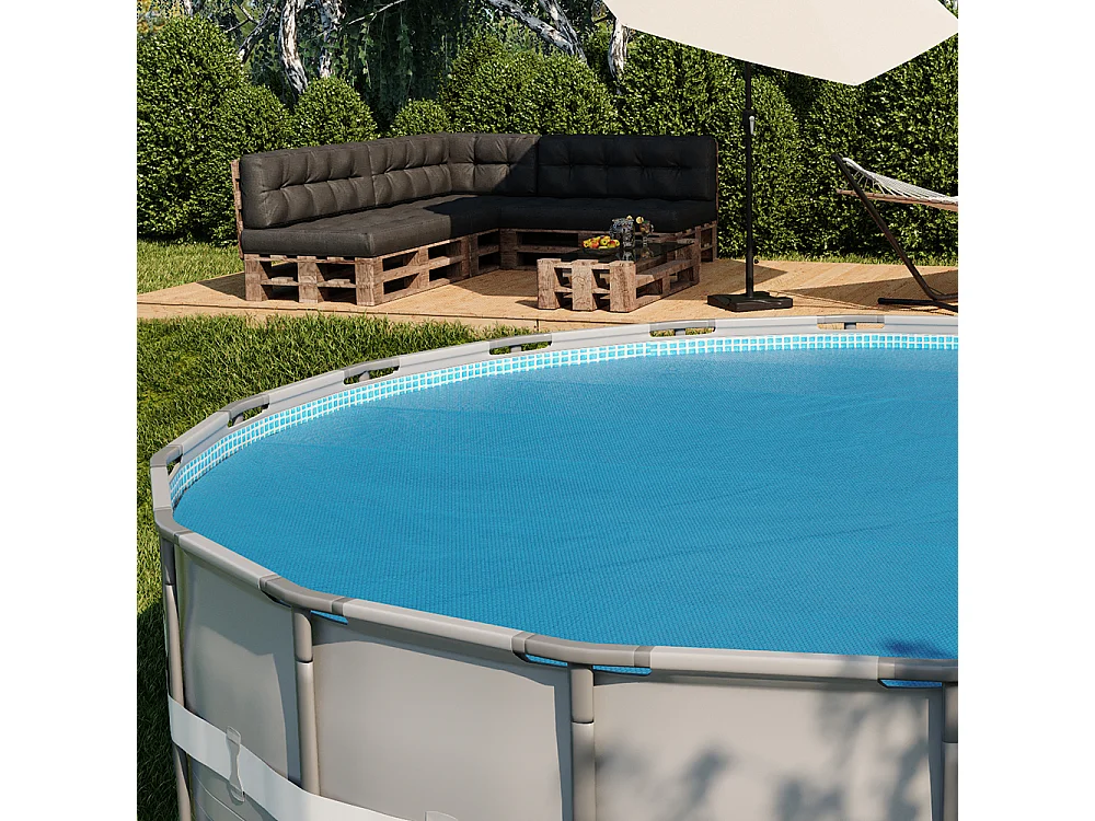 Solarfolie blau 549x549x1