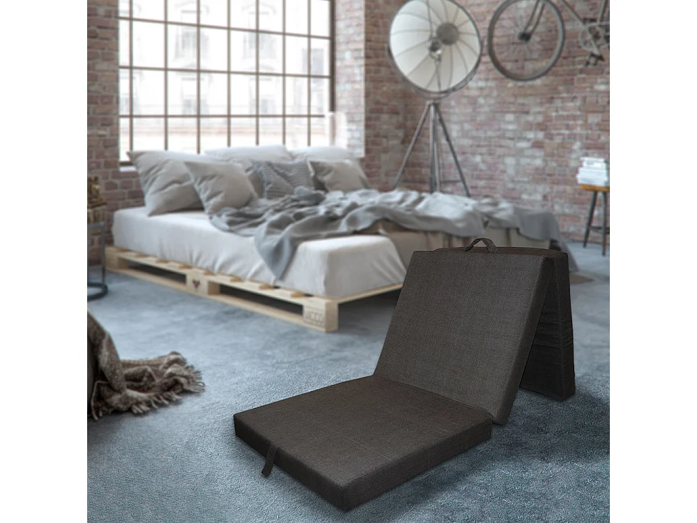 Matelas anthracite 190x70x10