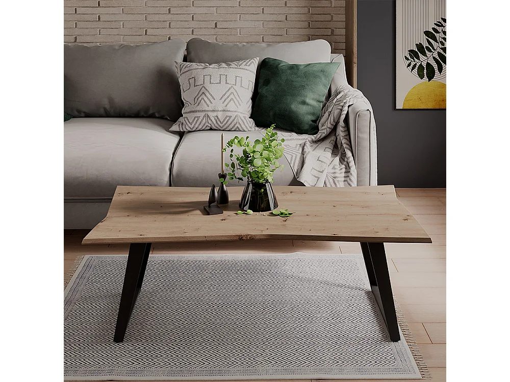 Salontafel ambachtelijk 120x60x40 yan