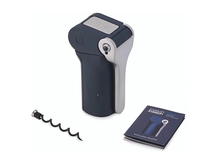 Accessoire cave à vin Joseph Joseph BarWise Tire bouchon a levier compact Bleu