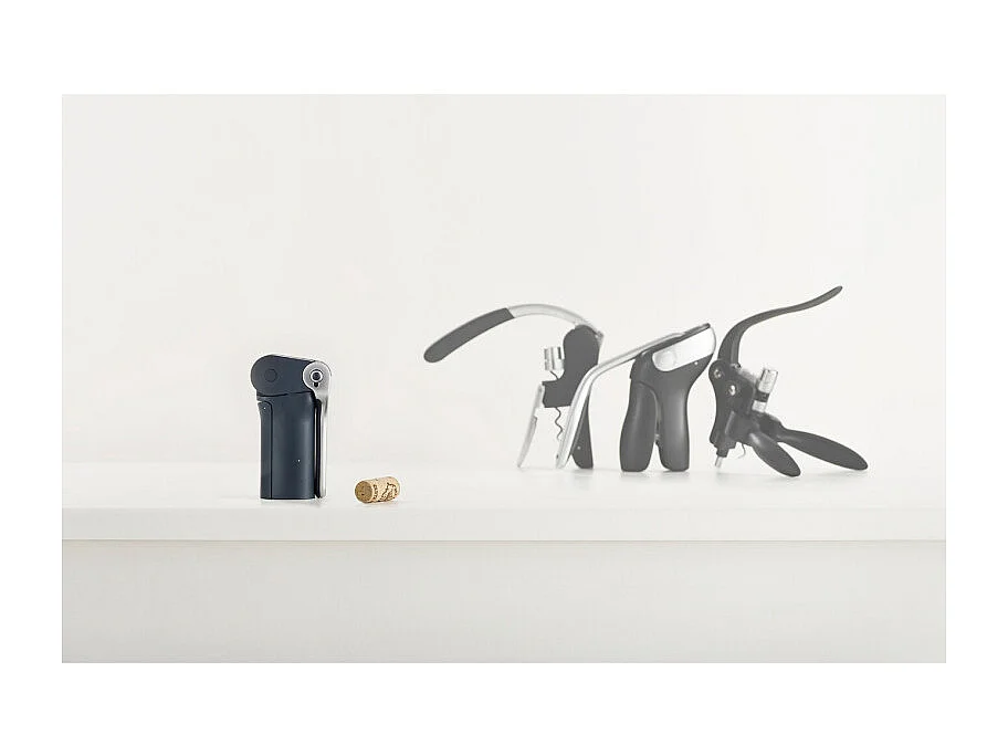 Accessoire cave à vin Joseph Joseph BarWise Tire bouchon a levier compact Bleu