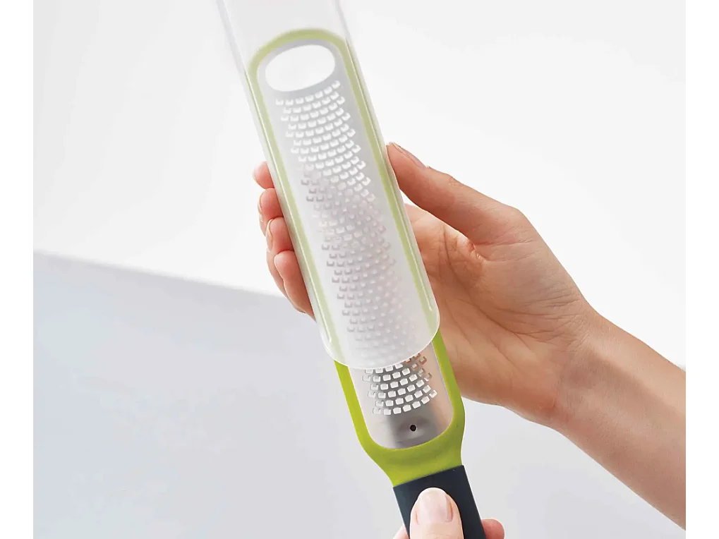 Rallador de cítricos verde Joseph Joseph Handi-Zest, diseño compacto y ergonómico para rallar cítricos con facilidad y precisión