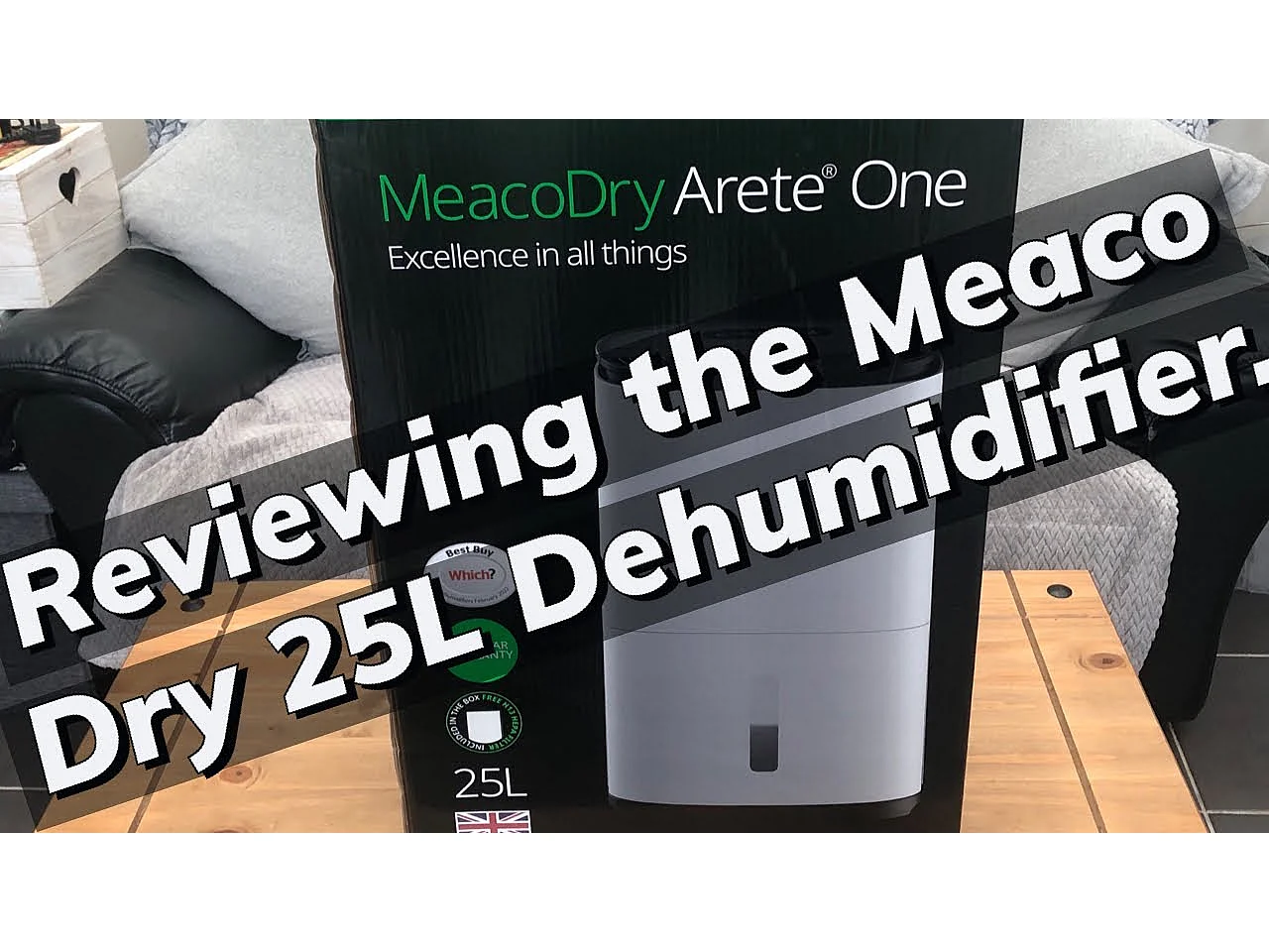 Déshumidificateur-purificateur d’air MeacoDry Arete® One 25 L: silencieux, efficace haute capacité, élimine l’humidité et la moisissure, filtre HEPA