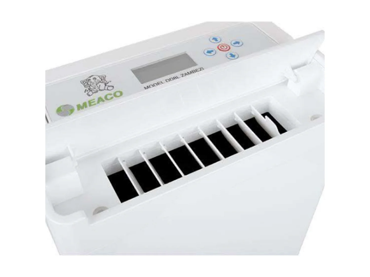 Déshumidificateur Meaco DD8L Zambezi – 12 L/jour, à faible consommation, compact, silencieux, avec technologie avancée et contrôle intelligent