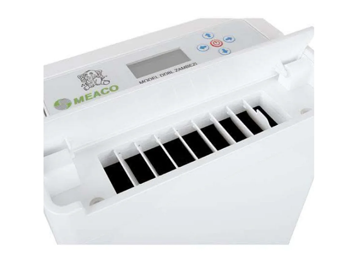 Ontvochtiger Meaco DD8L Zambezi – 12 L/dag, met laag verbruik, compact, stil, met geavanceerde technologie en intelligente bediening