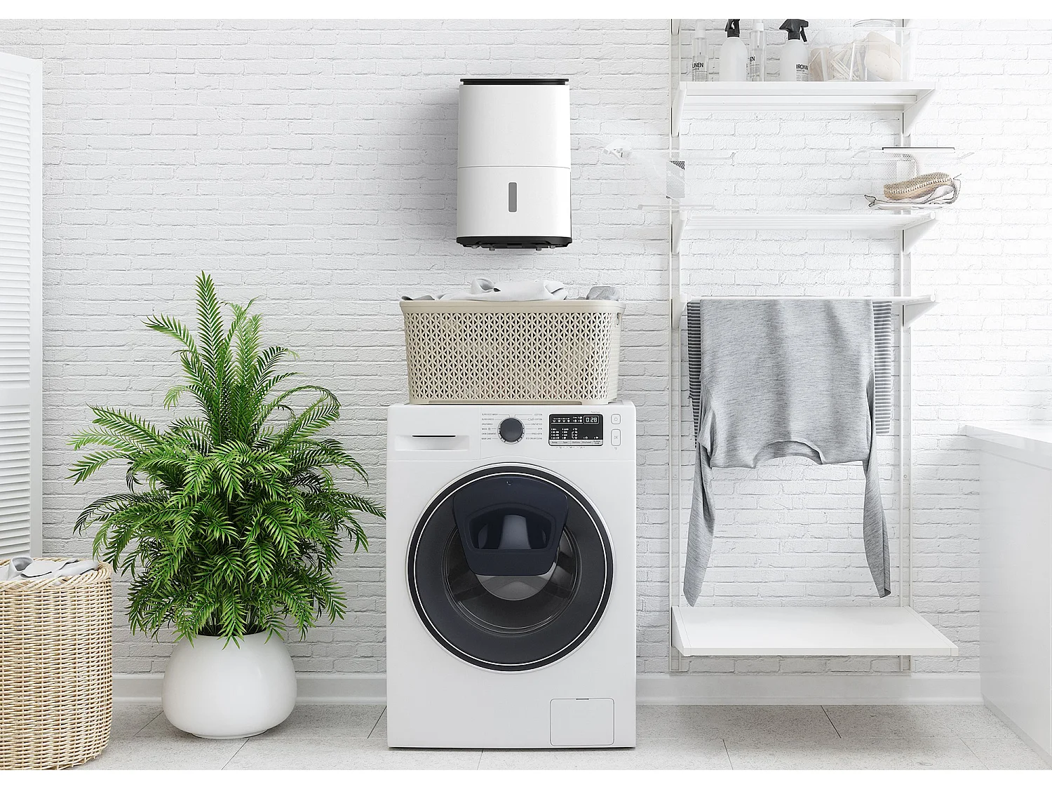 Déshumidificateur-purificateur MeacoDry Arete® One 10 L : élimine l’humidité, améliore la qualité de l’air, silencieux, efficace et à faible consommation.