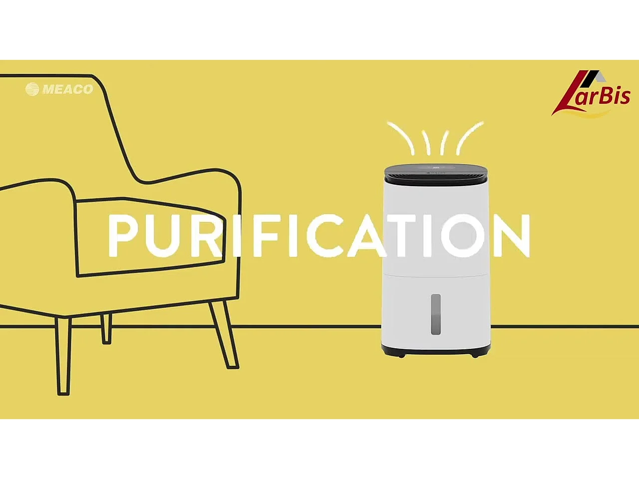 Déshumidificateur-purificateur d’air MeacoDry Arete® One 12 L – Élimine l’humidité et moisissure, silencieux, faible conso, filtre HEPA inclus et mode nuit