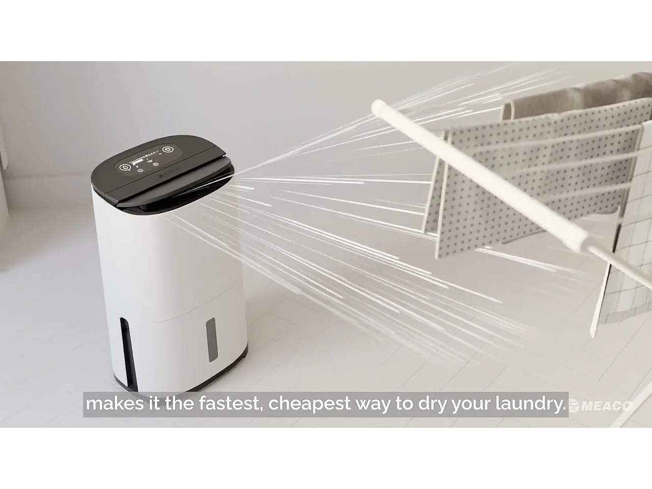 Ontvochtiger MeacoDry Arete® Two 20L: met HEPA-filter, mobiele app, zeer stil, zeer energiezuinig, snelle, vlotte droging, ideaal voor 3 tot 5 kamers.