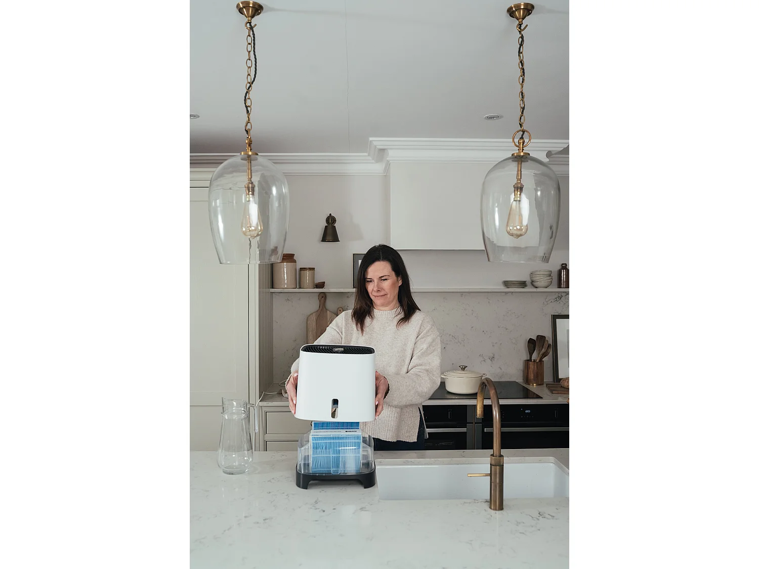 Humidificateur évaporatif Meaco Armin® 680 ml : air pur, soulage les allergies, silencieux, sans calcaire, idéal pour la maison