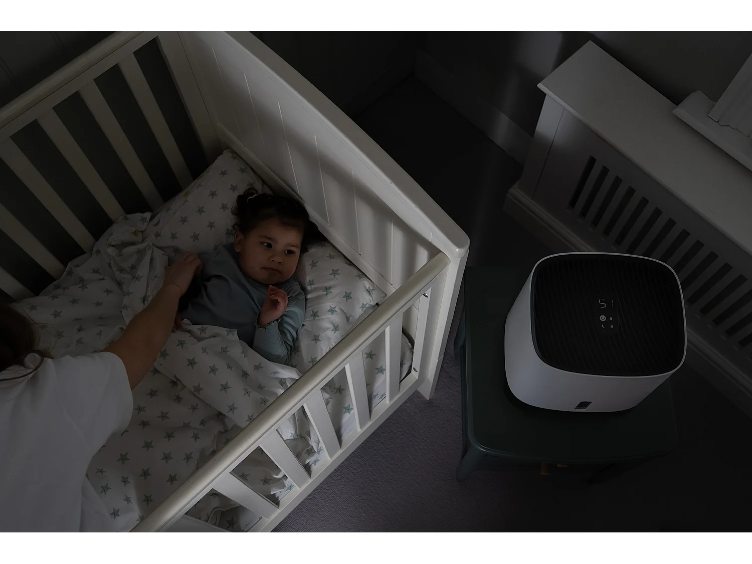 Humidificateur évaporatif Meaco Armin® 680 ml : air pur, soulage les allergies, silencieux, sans calcaire, idéal pour la maison