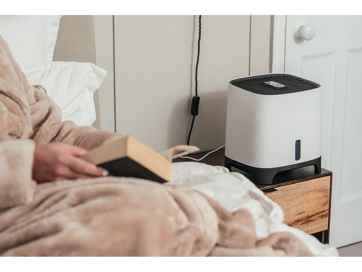 Humidificateur évaporatif Meaco Armin® 680ml – Air sain, soulage les allergies, silencieux, sans tartre, idéal pour la maison