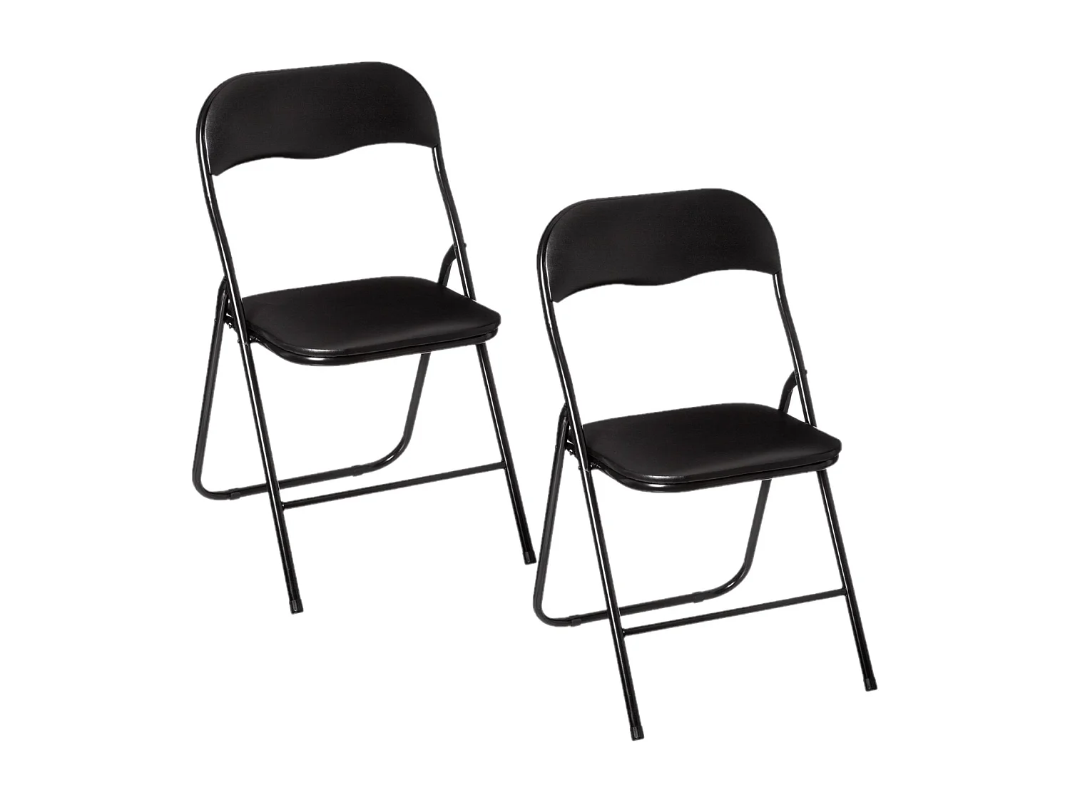 Lot de 2 Chaises pliantes en PVC
