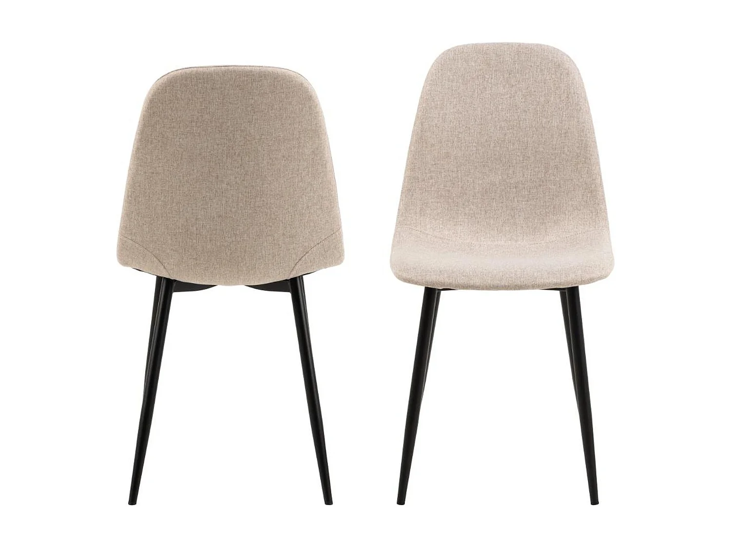 Lot de 4 chaises de salle à manger CLELIA