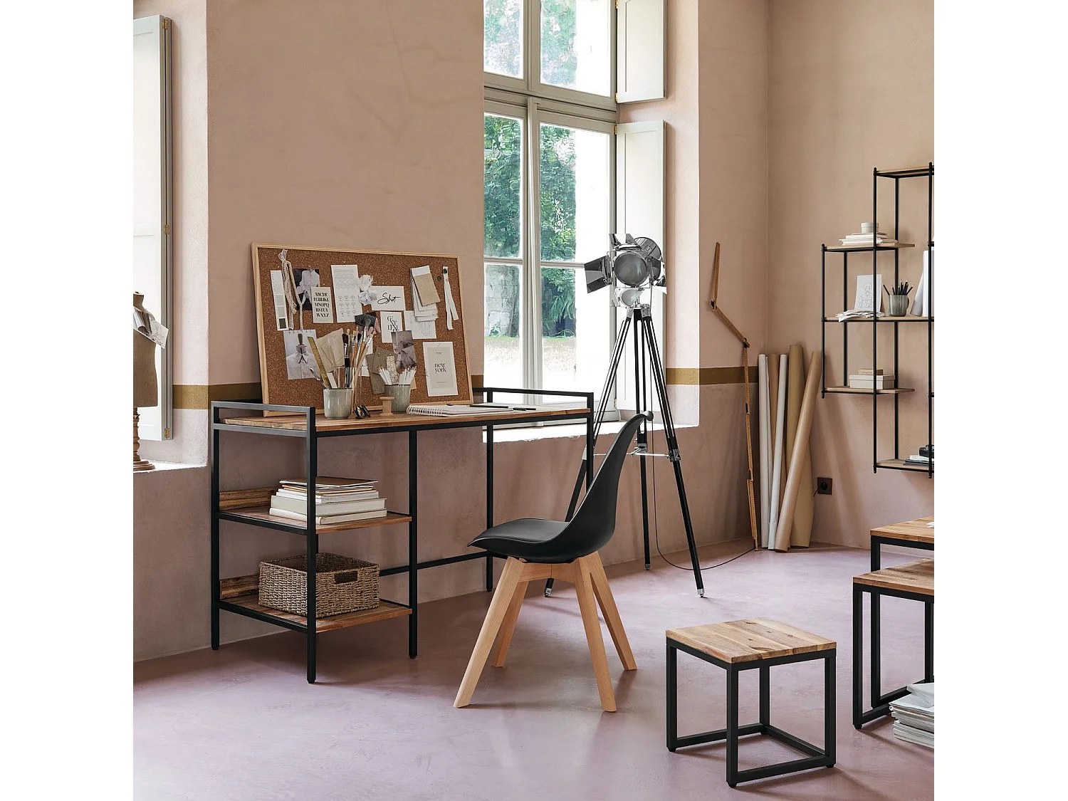 Lot de 4 Chaises design scandinave Baya