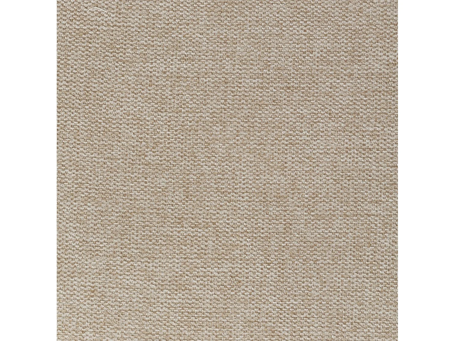 Lot de 4 chaises pieds métal assise tissu RAVEN - Beige