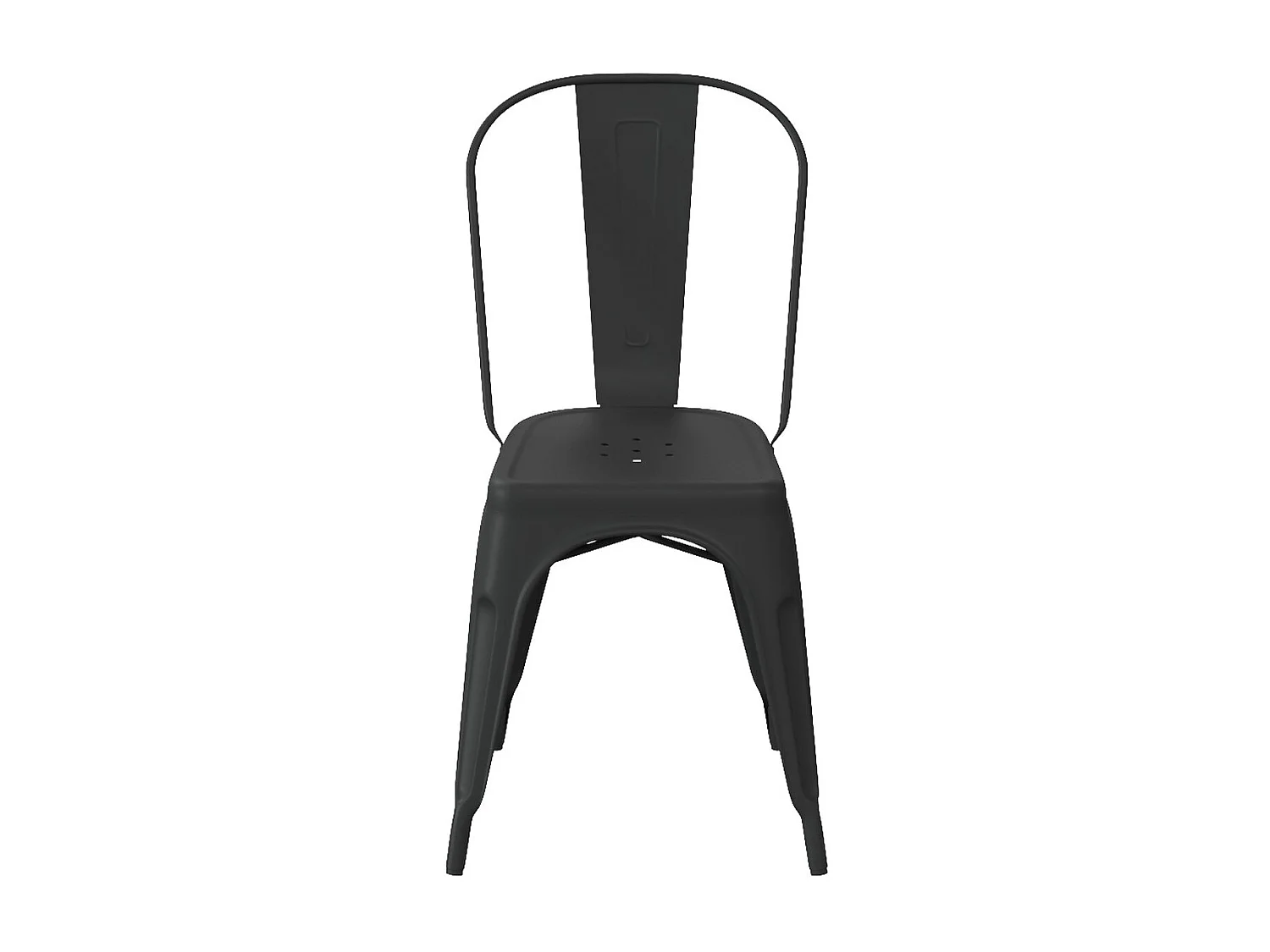 Lot de 4 chaises en métal NIKO