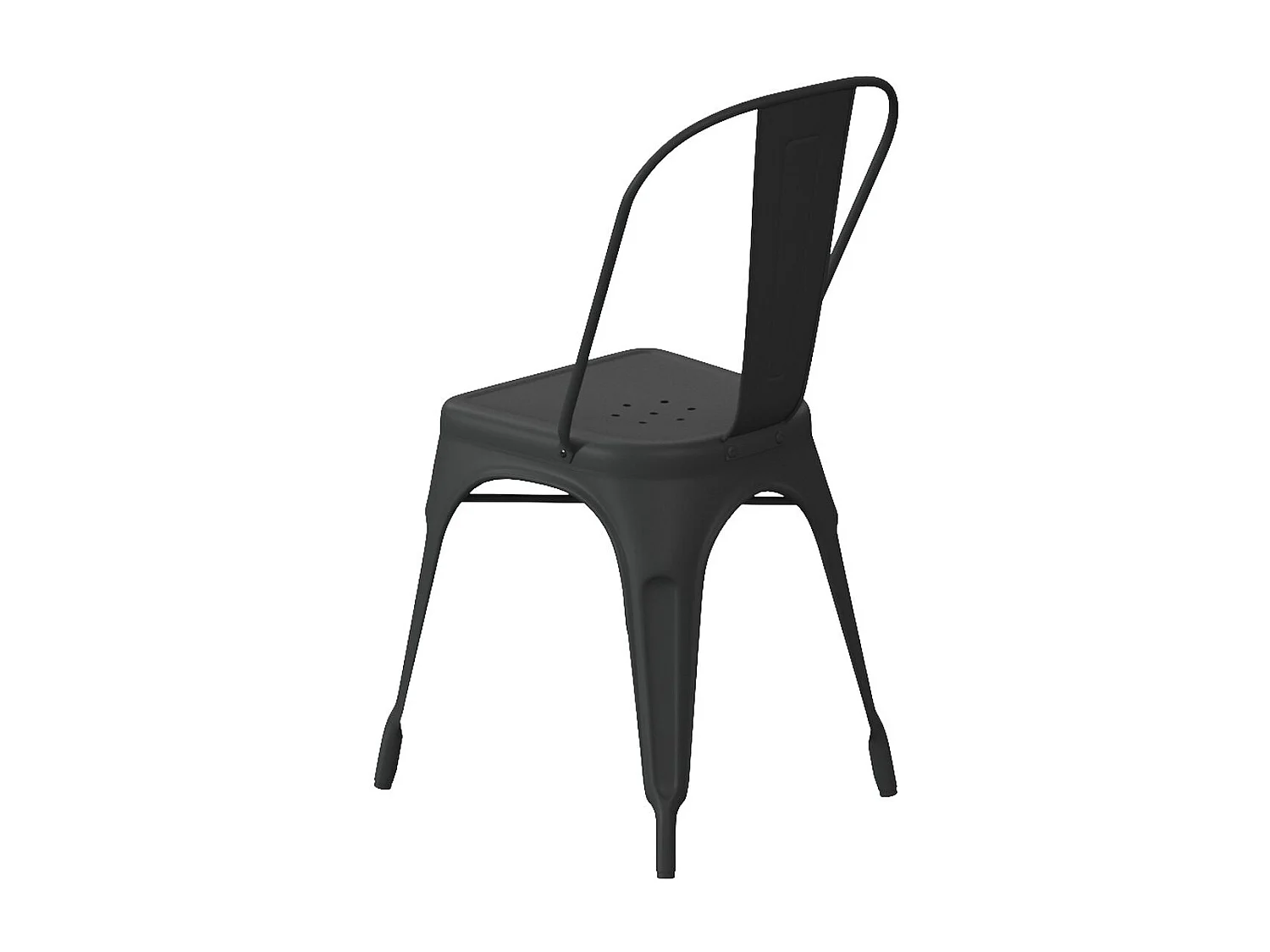Lot de 4 chaises en métal NIKO