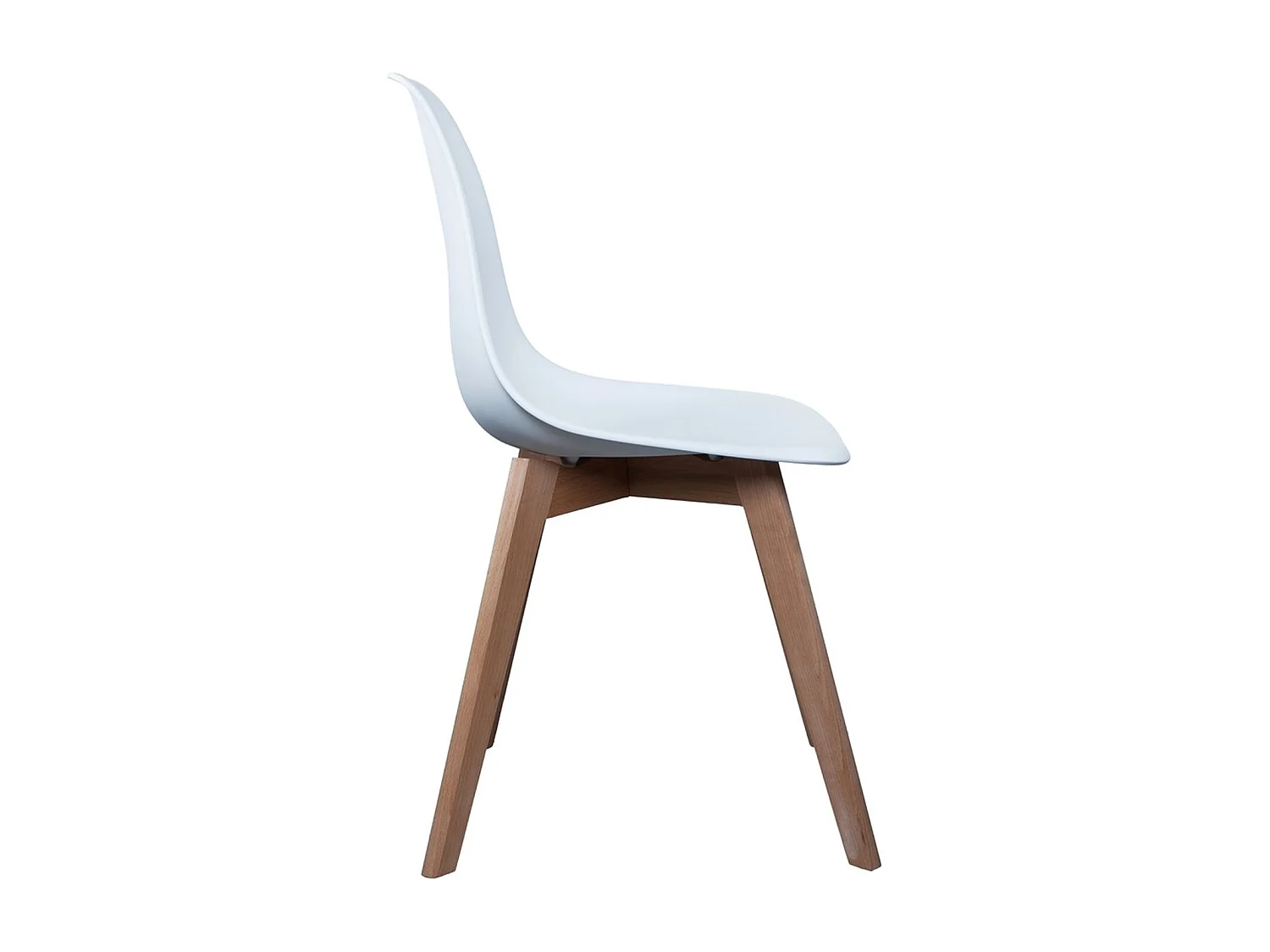 4 Chaises design scandinave à coque Holga