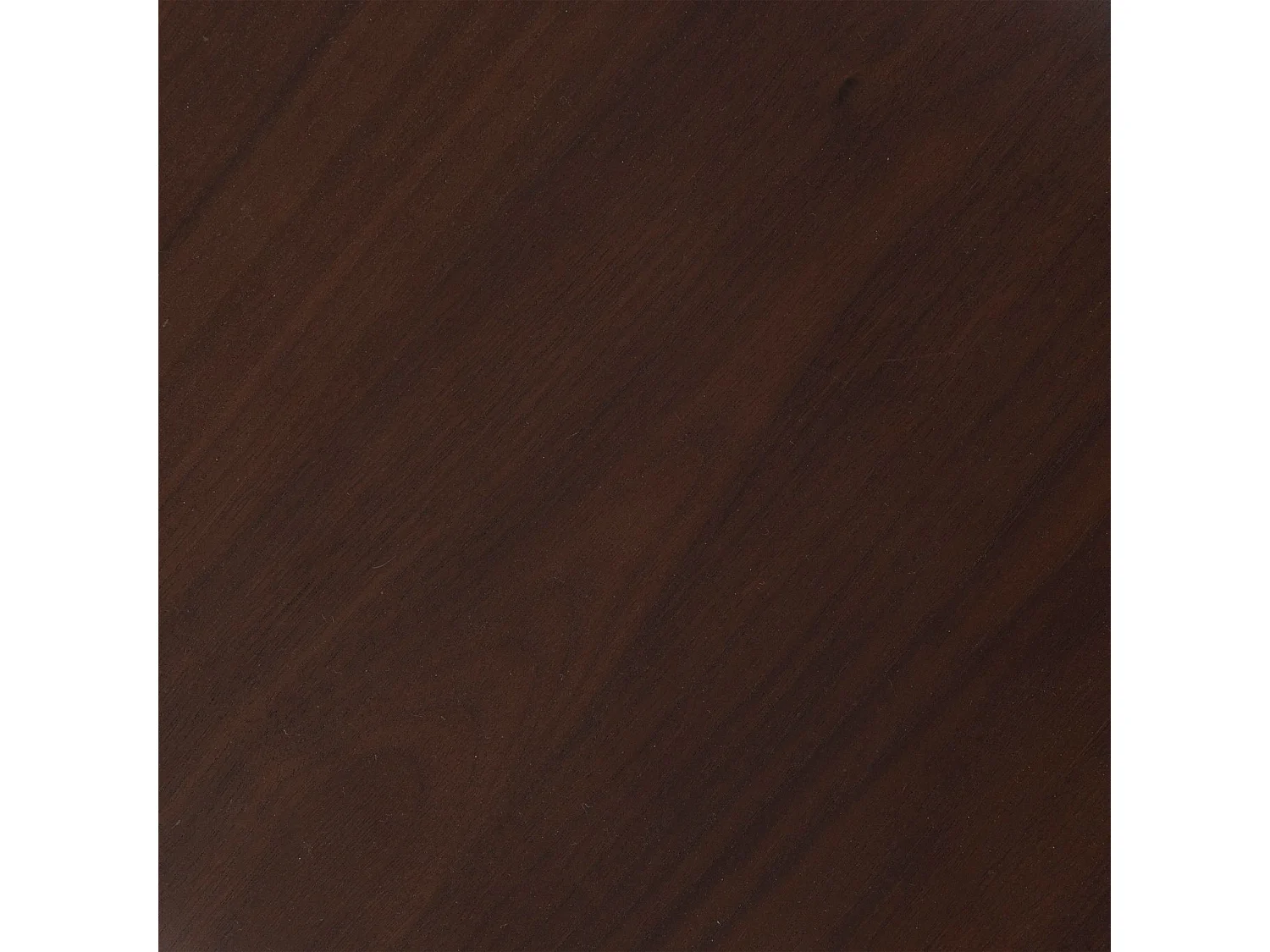 Lot de 4 chaises pieds métal assise en bois massif OURO - Marron foncé