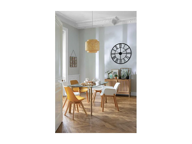 Lot de 4 Chaises design scandinave Baya