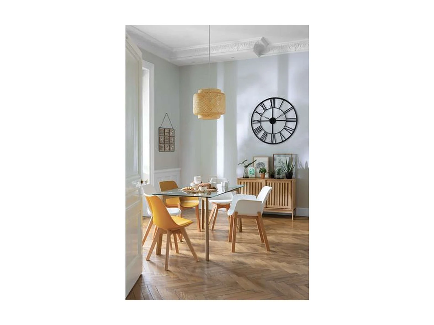 Lot de 4 Chaises design scandinave Baya