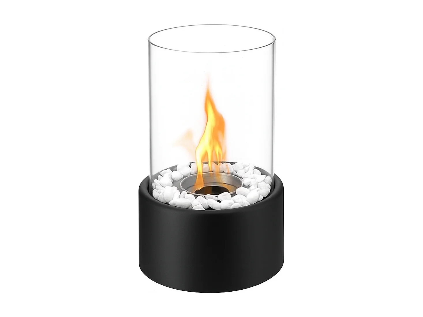 Nettlife Indoor-Bioethanolkamin, tragbarer dekorativer Tischkamin für Balkon, Schlafzimmer, Zuhause, Geschenkideen