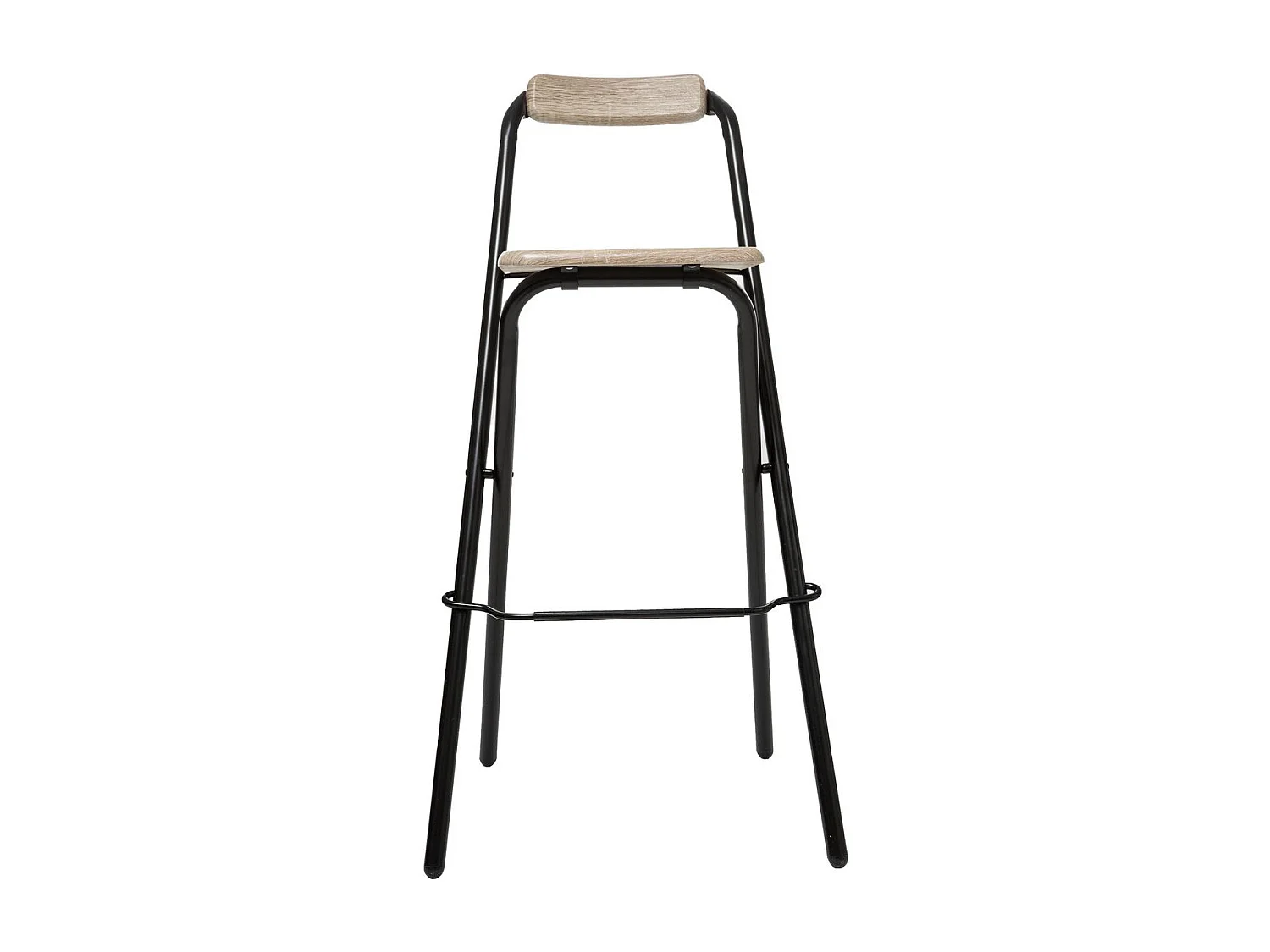 Lot de 4 Chaises de bar pliante Louna - H. 97,5 cm