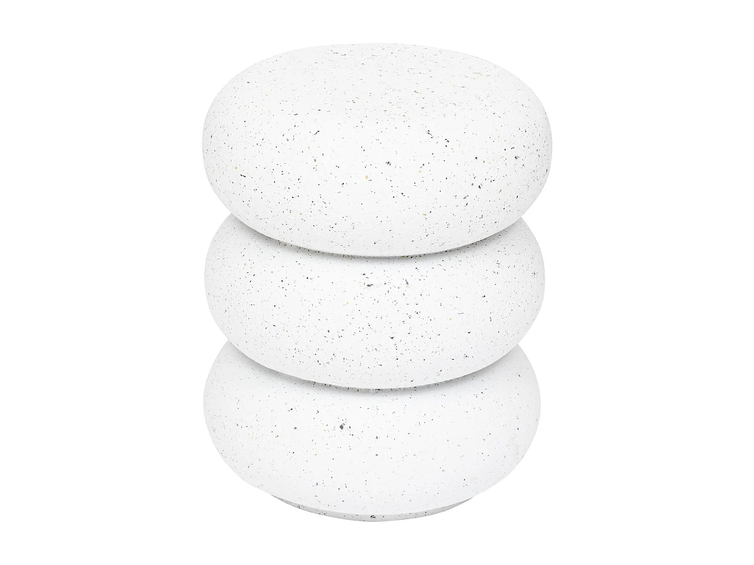 Table d'appoint ronde STONETO - Blanc