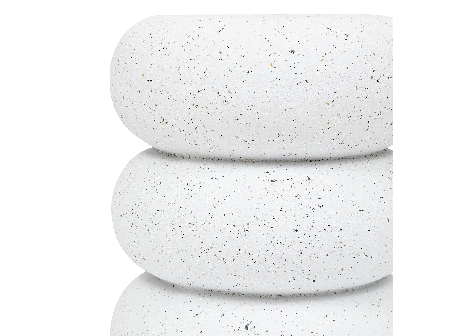 Table d'appoint ronde STONETO - Blanc