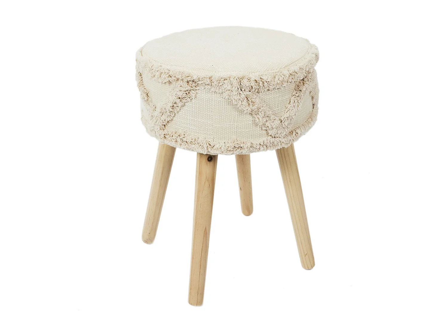Tabouret Mirage - Hauteur 41 cm - Crème