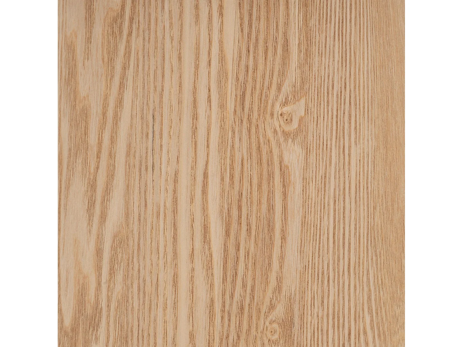 Table à café ronde en métal et bois HERCYNA - Beige