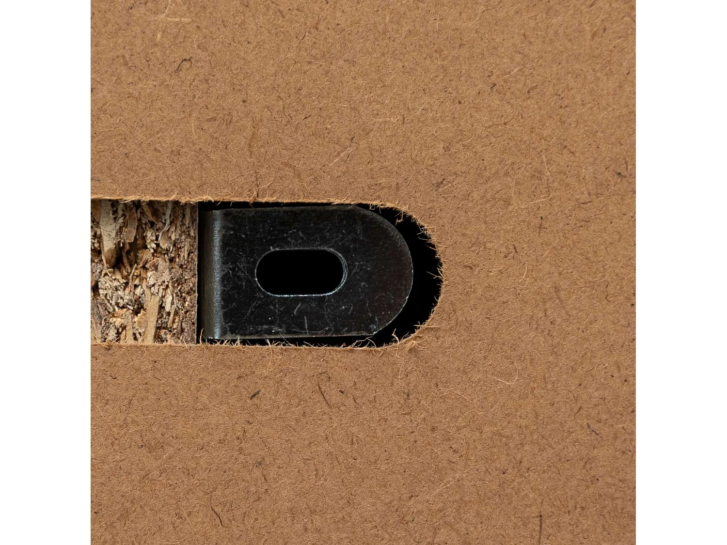 Console 2 tiroirs Liam en bois - Marron