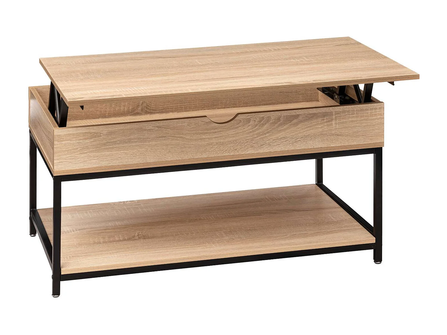 Table basse avec plateau relevable - Beige